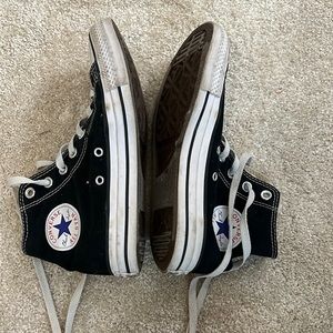 black high top converse